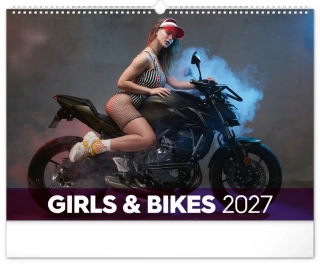 Kalendář nástěnný Girls & Bikes PGN-36385